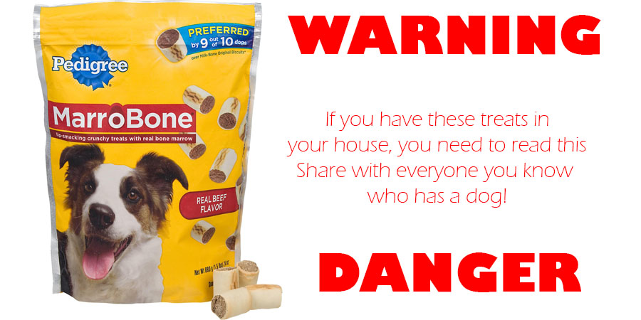 Warning – These dog treats contain plastic!